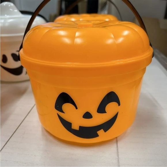 McDonalds Halloween Pail Boo Buckets Vintage 1986 LOT OF 8 Pumpkin, Witch, Ghost - Picture 5 of 16